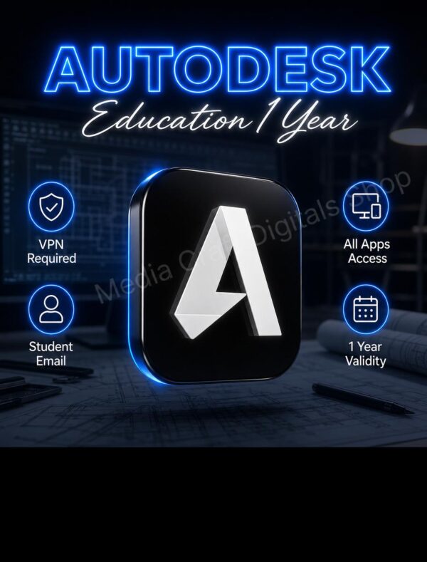 Autodesk Education Plan 1 Year