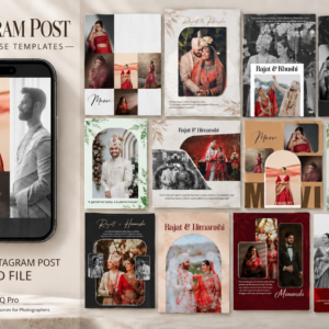 15 Instagram Post PSD Templates Pack – Fully Editable Social Media Designs | CineQ Pro