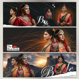 Wedding 12x36 PSD Template Pack – 10 Premium New Couple DM & Cover PSD Designs
