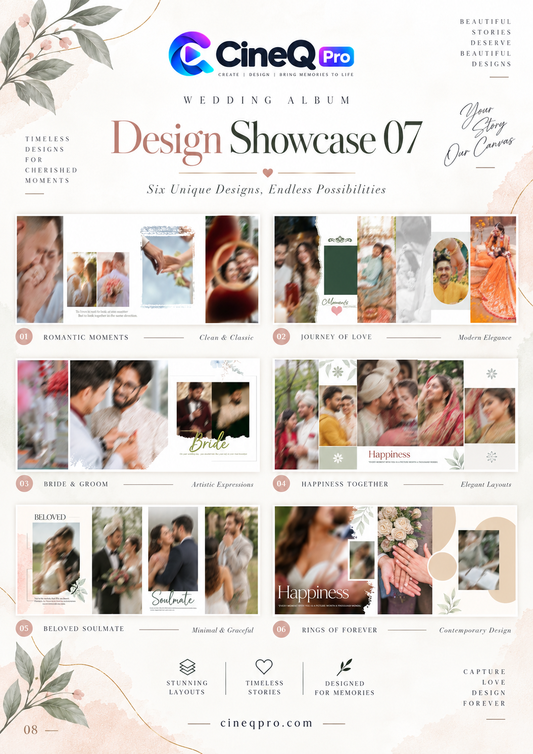42 Premium Wedding Album DM PSD Designs – 12x36